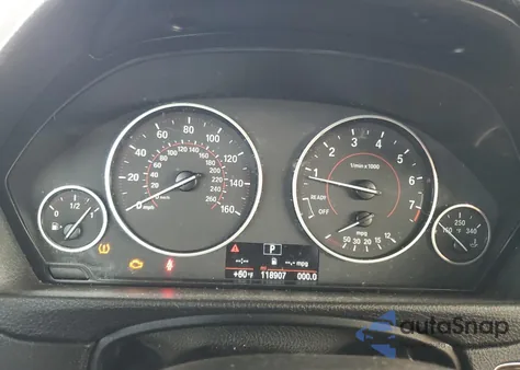 2016 BMW 335 Xigt из США, поврежденный, VIN WBA3X9C57GD869652